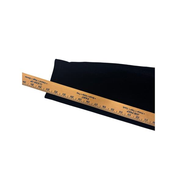 Chico’s Travelers Velvet Tunic Top Black Sheer Hem Size 3 (16/18) Long Sleeve - Picture 10 of 10